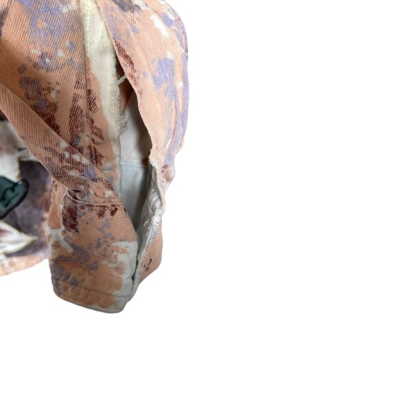 Vintage Kolorway USA Denim Button Up Shirt Womens Large Hand Painted Art to Wear - Picture 11 of 14